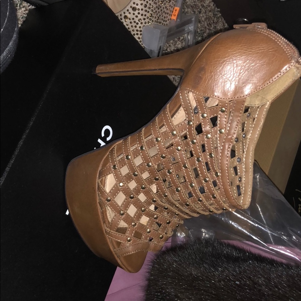 H by halston high heel booties size 7.5